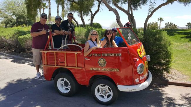 Las Vegas Fire and Rescue little red fire truck