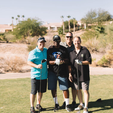 Guy posing for a picture on the course