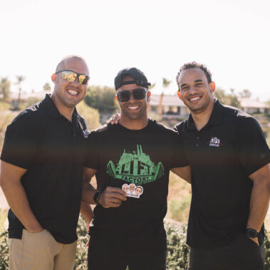 Three guy from Guys from The Lift Factory