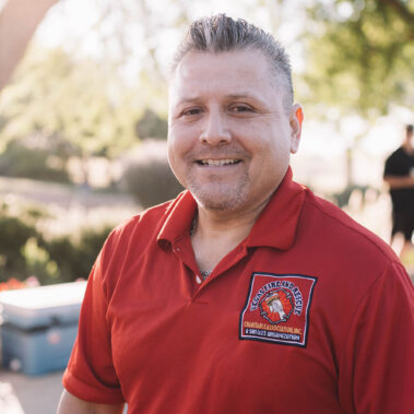 Luis Fonseca with a big smile