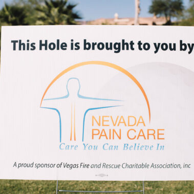 Nevada Pain Care Hole Sponsor sign