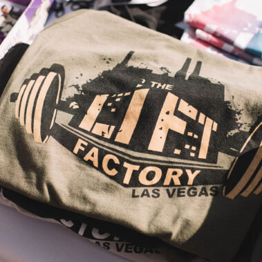 The Lift Factory brown and black t-shirt