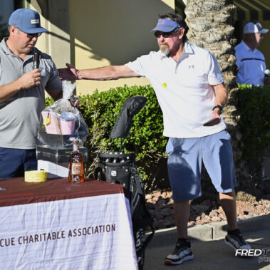 Jeff Halverson and raffle winner.